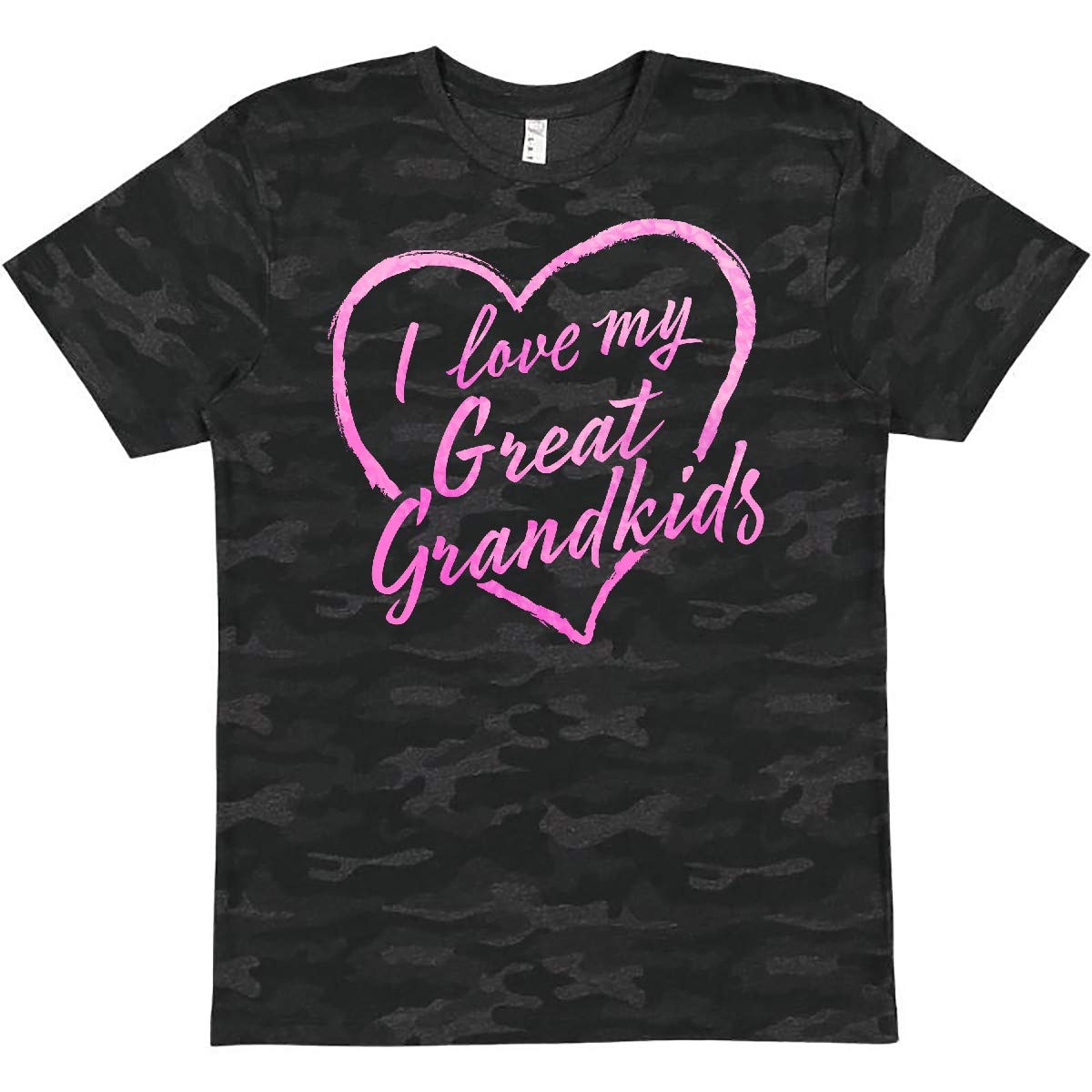 I Love My Great Grand Kids in Pink Chalk Heart T-Shirt - Cute Family Gifts for Great Grandparents | Perfect for Family Reunions & Grandparents Day