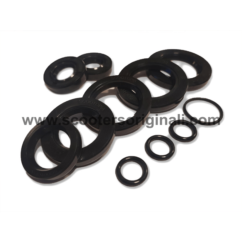 Lambretta Double Lip Oil Seal Set for Series 2, 3 & GP Models - Premium Scooter Engine Seals | Perfect for Vintage Scooter Restoration & Maintenance