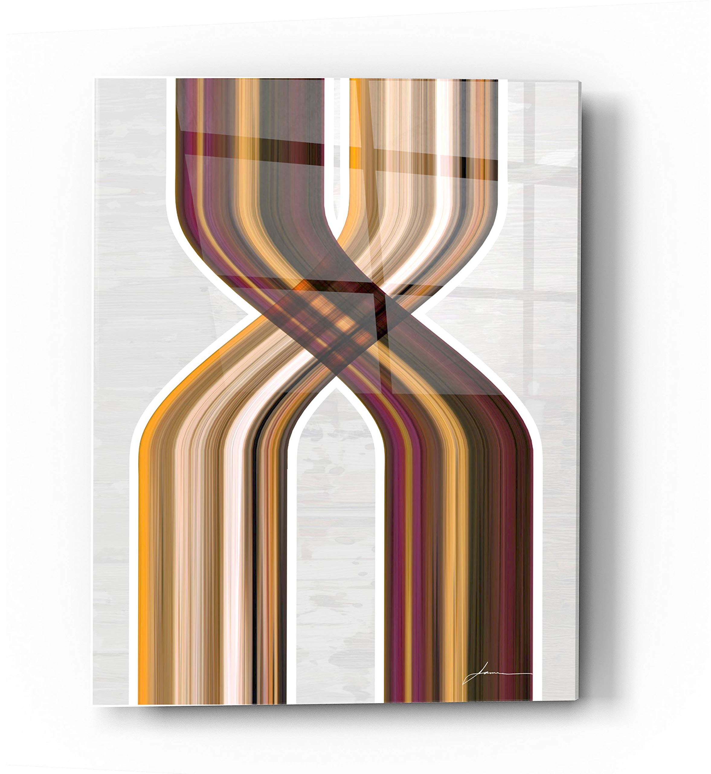 Modern Dance III by James Burghardt - Vibrant Acrylic Glass Wall Art, 24x36 Inches, Stunning Home & Office Decor for Living Room, Bedroom, or Studio
