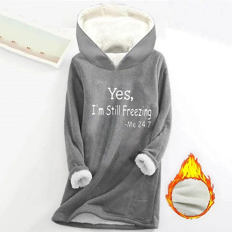 Binmer Warehouse Deals - Women's Cozy Fleece Sweatshirt | Soft Winter Pullover | Perfect for Casual Wear, Outdoor Activities & Layering