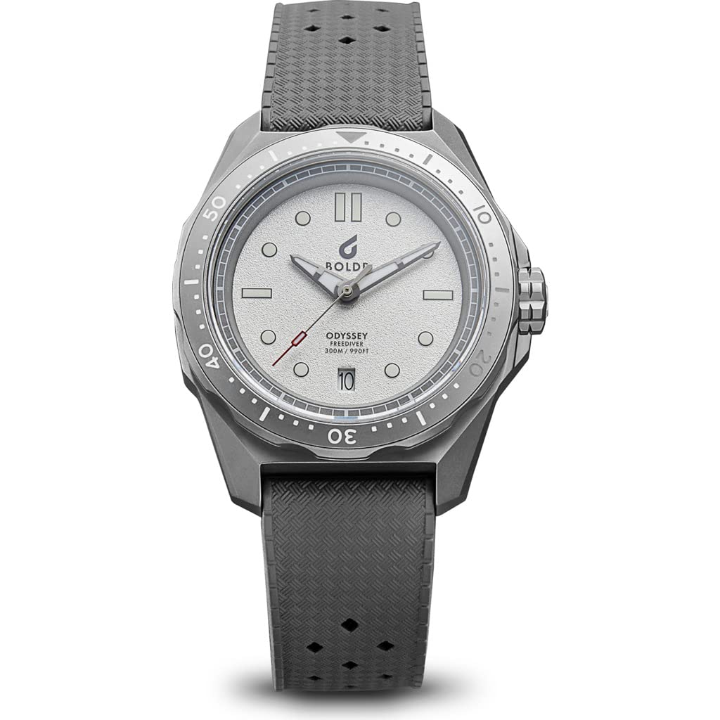 BOLDR Odyssey Freediver Watch - Professional Diving Timepiece for Men & Women | Waterproof 200M, Stainless Steel Case, Sapphire Crystal | Perfect for Scuba Diving, Snorkeling & Water Sports