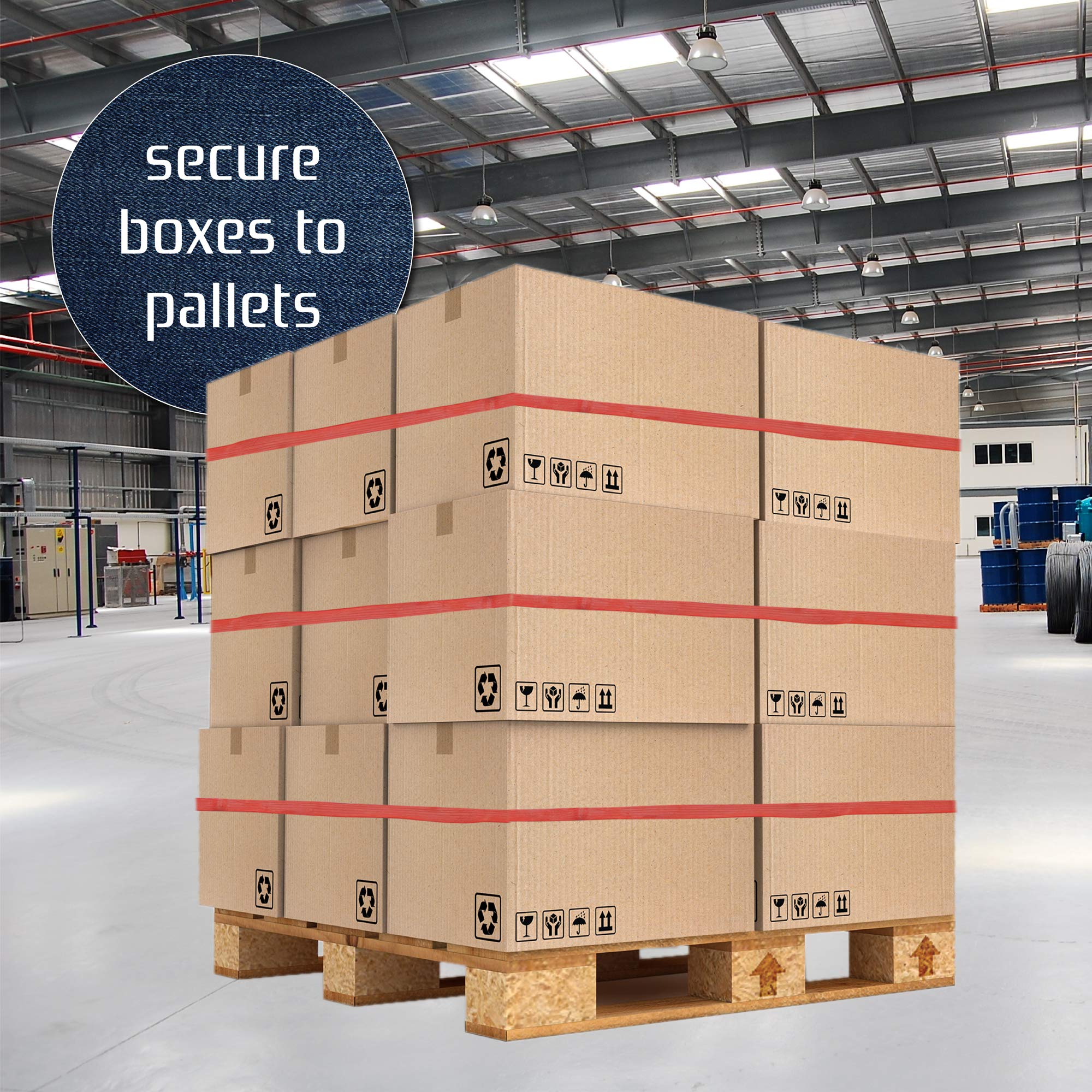 24 Pack Heavy Duty Moving Blanket Bands 26-42in - Secure Furniture & Blankets for Moving