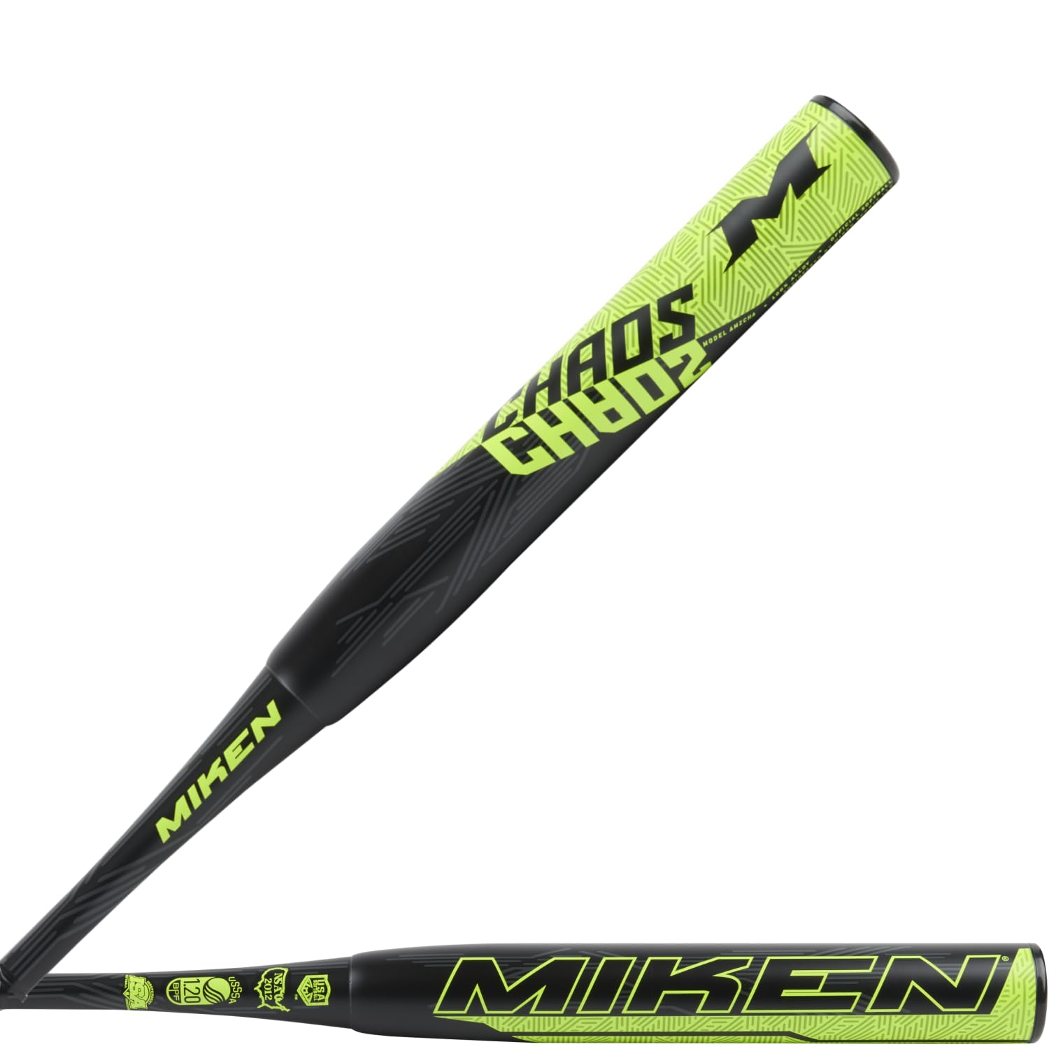Miken Chaos Slowpitch Softball Bat - All-Association Approved, XL Endload, 14