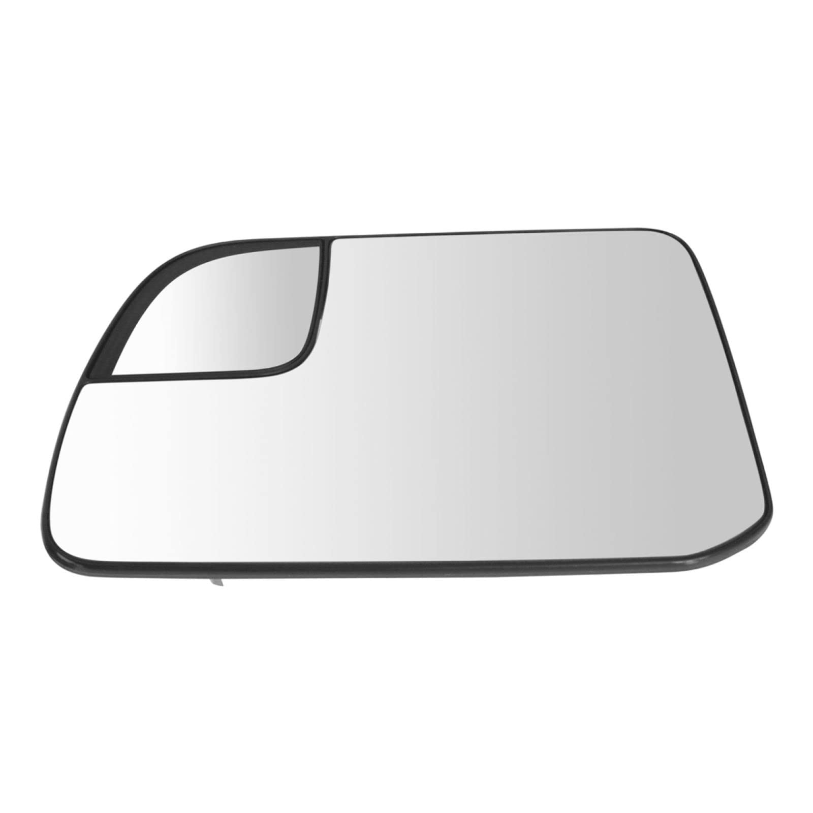 Power Heated Mirror Glass with Spotter Glass & Backing LH - Compatible with Ford & Lincoln Vehicles - Perfect for Winter Driving & Enhanced Visibility
