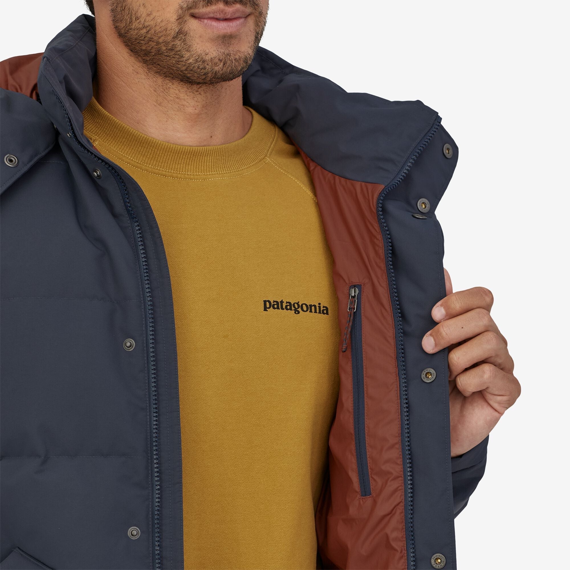 Men's Waterproof Down Jacket - Lightweight Winter Coat for Hiking & Outdoor Activities | Warm Insulated Parka for Cold Weather