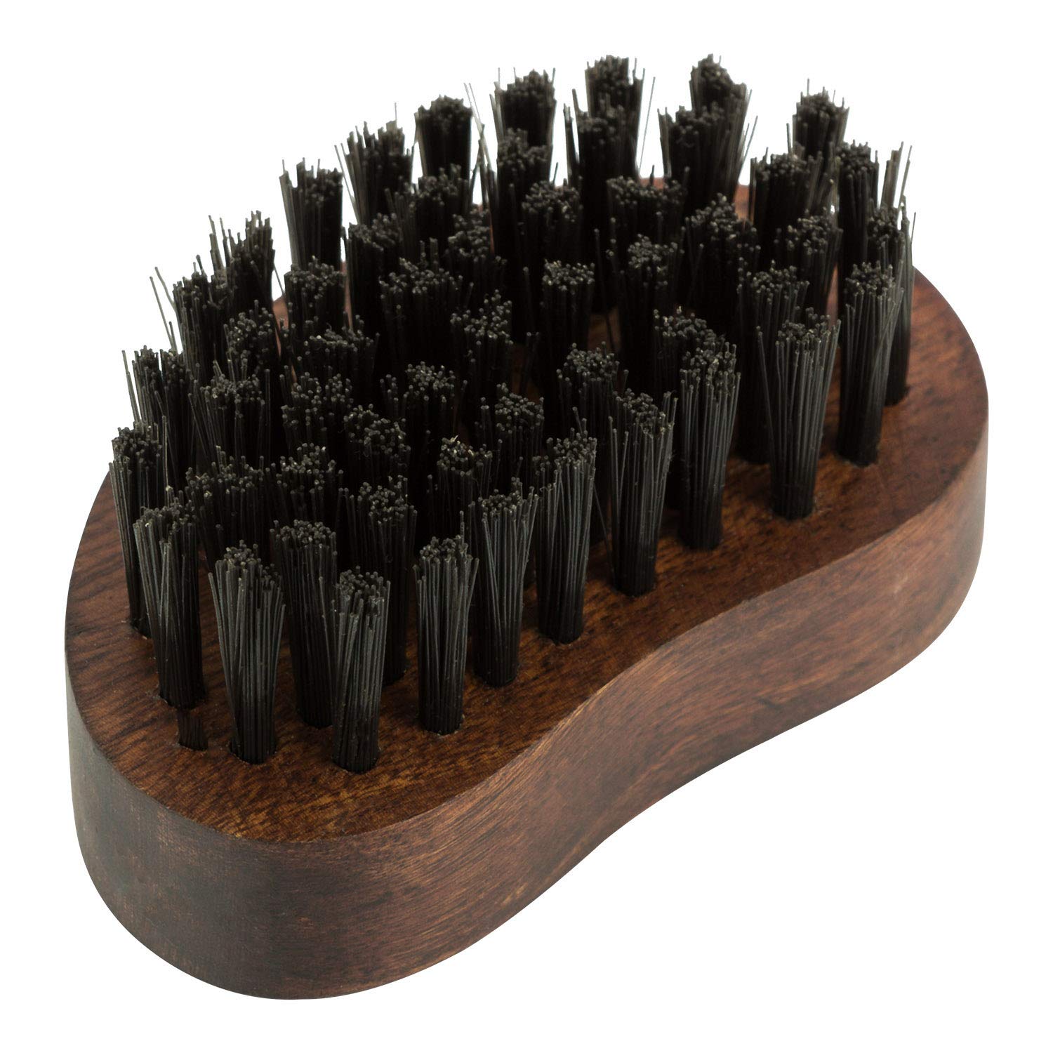 Premium Nylon Bristle Beard Brush for Men - Travel Friendly Grooming Tool | Tame & Style Your Beard Like a King | Perfect for Home, Office & Travel Essentials