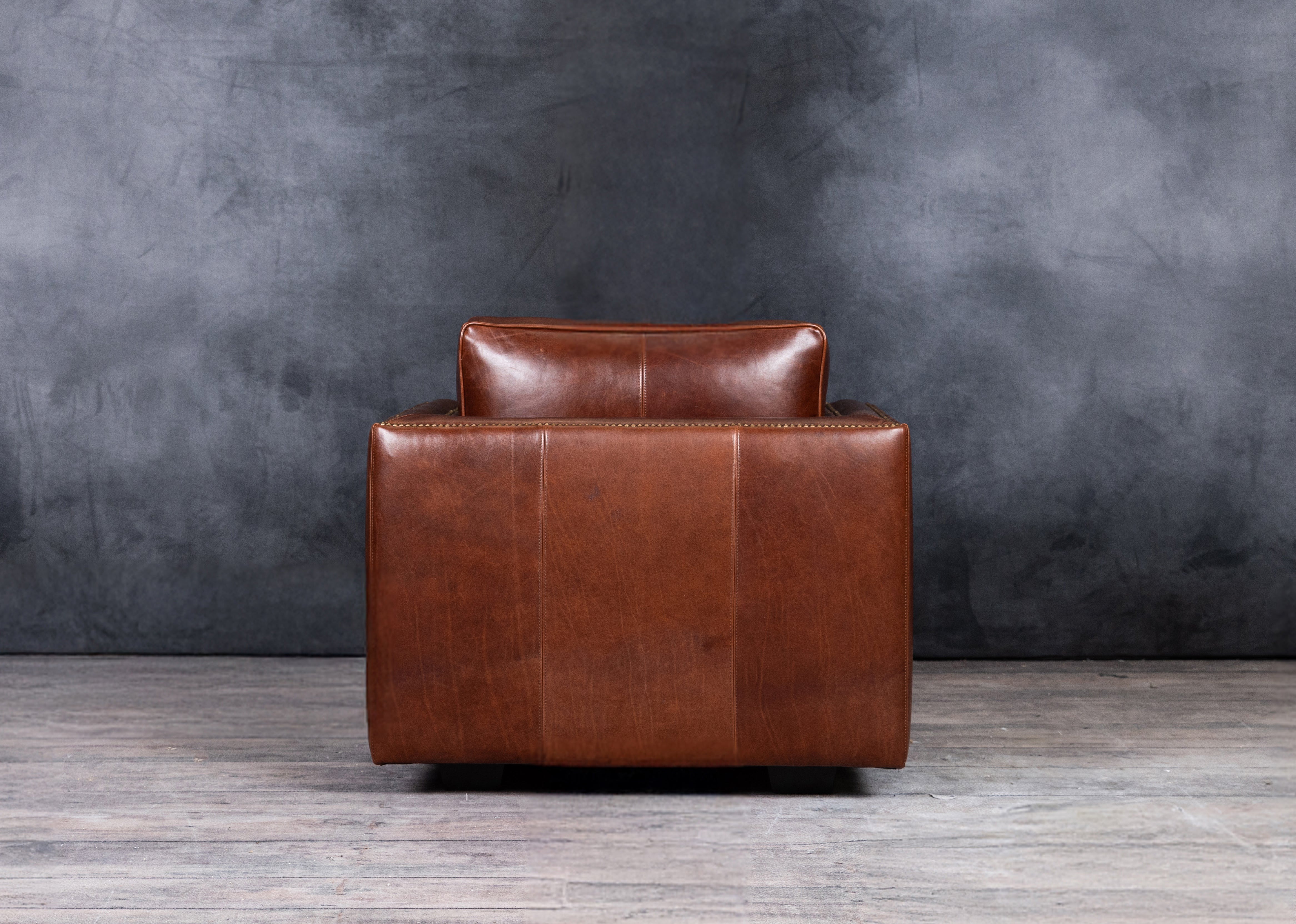 Premium Arlington Leather Chair - Genuine Leather, Ergonomic Design for Home & Office - Perfect for Living Room, Study, or Executive Workspace