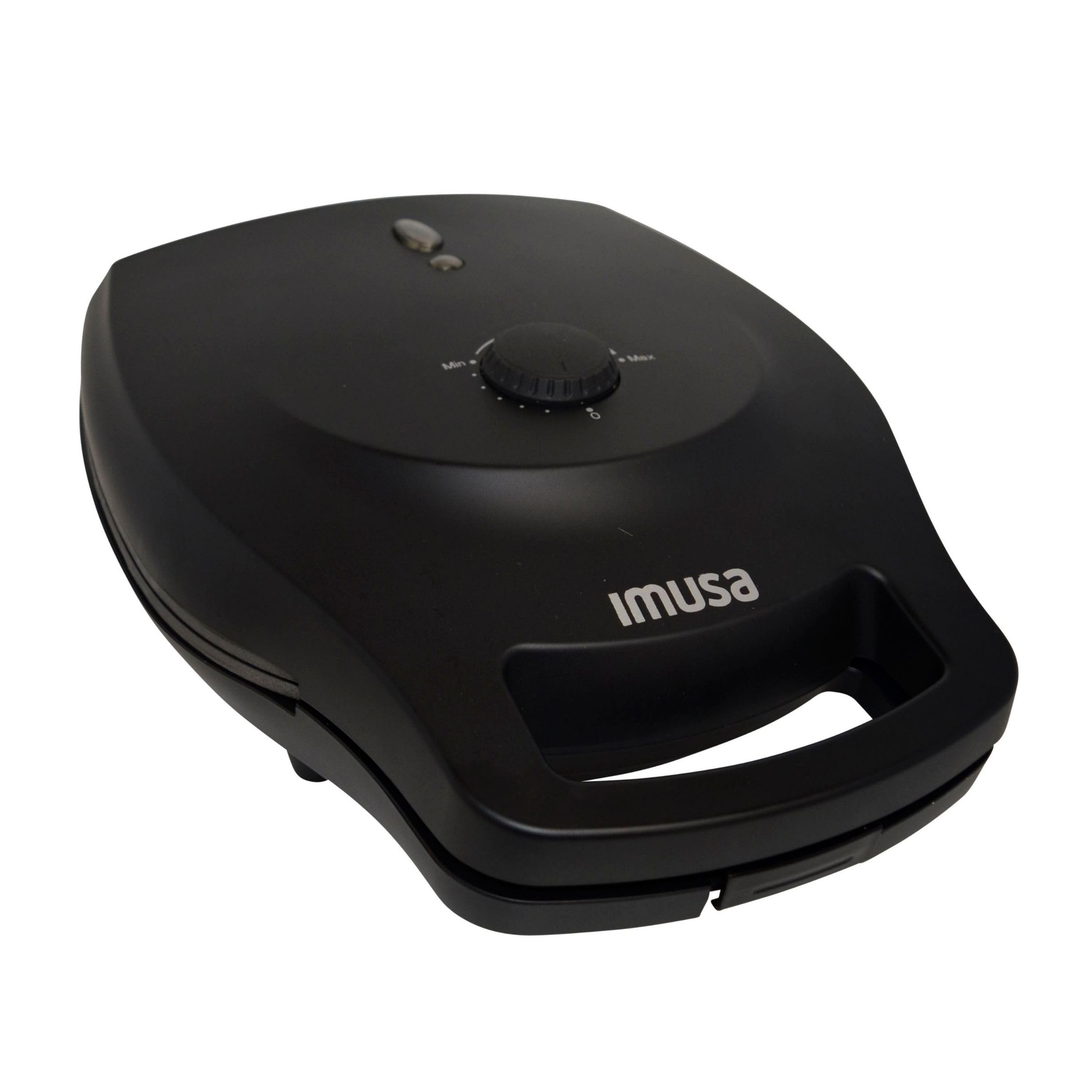 IMUSA 6-Slot Electric Arepa Maker with Adjustable Temperature Control - Matte Black - Perfect for Making Venezuelan & Colombian Arepas at Home