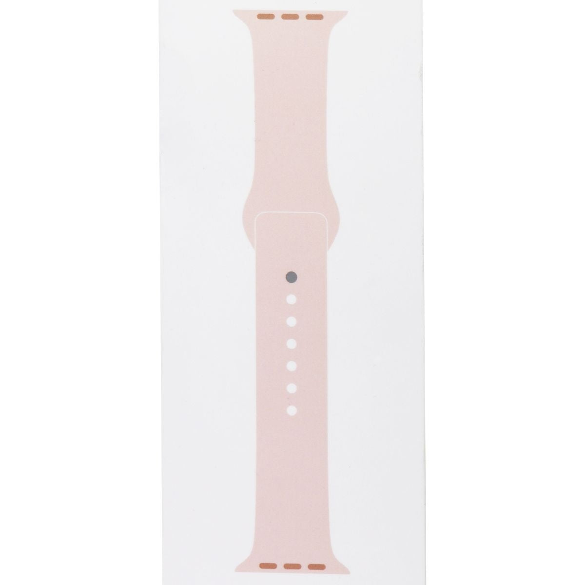Apple Watch 40mm Sport Band - Compatible with 38mm/40mm Cases, Soft Silicone Strap, Light Pink Sand Color - Perfect for Workouts, Running & Everyday Wear