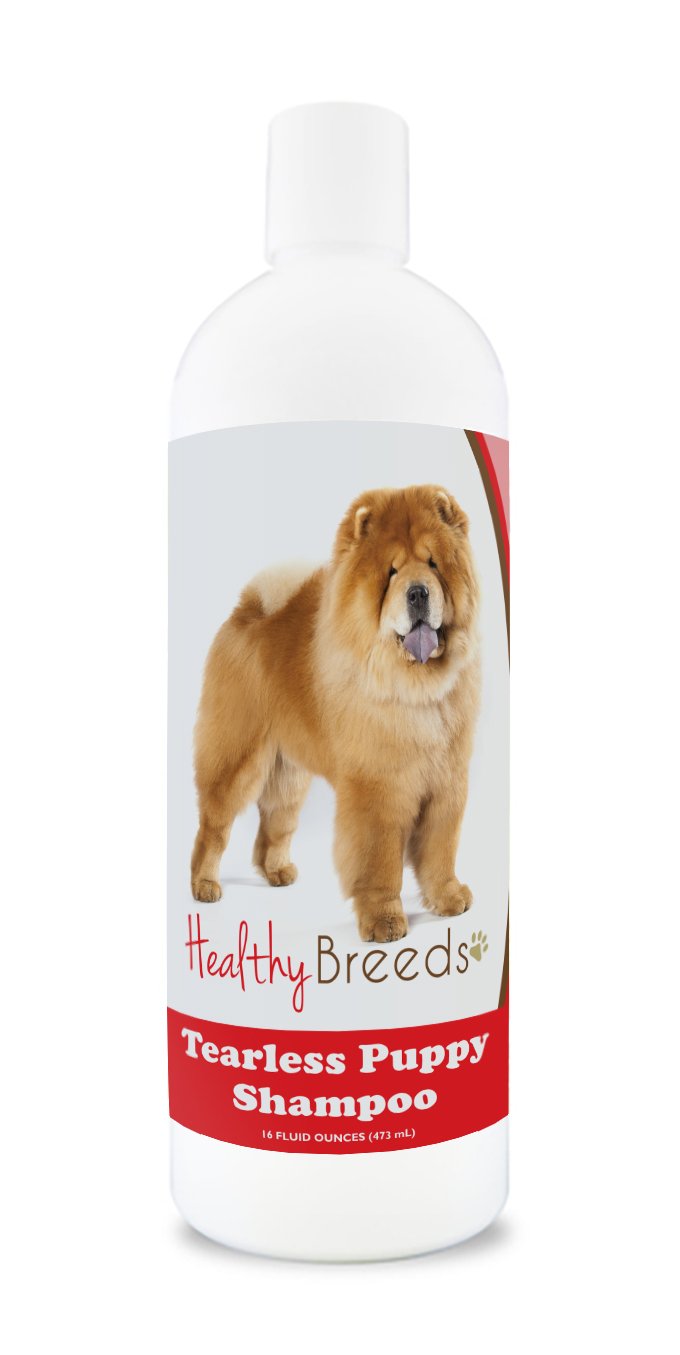 Healthy Breeds Tearless Puppy Shampoo for Chow Chows - 16 oz Gentle Hypoallergenic Dog Shampoo for Sensitive Skin | Perfect for Bathing, Grooming & Reducing Tear Stains