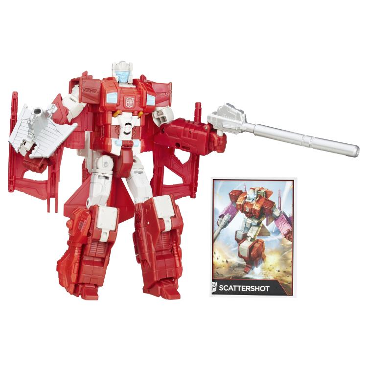 Transformers Combiner Wars Voyager Scattershot Action Figure - Collectible Robot Toy for Kids & Adults - Perfect for Display, Play, and G1 Fans Collection
