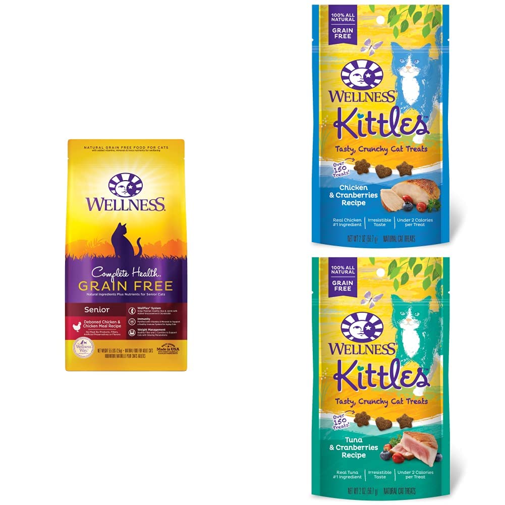 Wellness Natural Pet Food - Premium Grain-Free Dog & Cat Food for All Life Stages | Healthy Digestion & Shiny Coat | Perfect for Indoor & Outdoor Pets