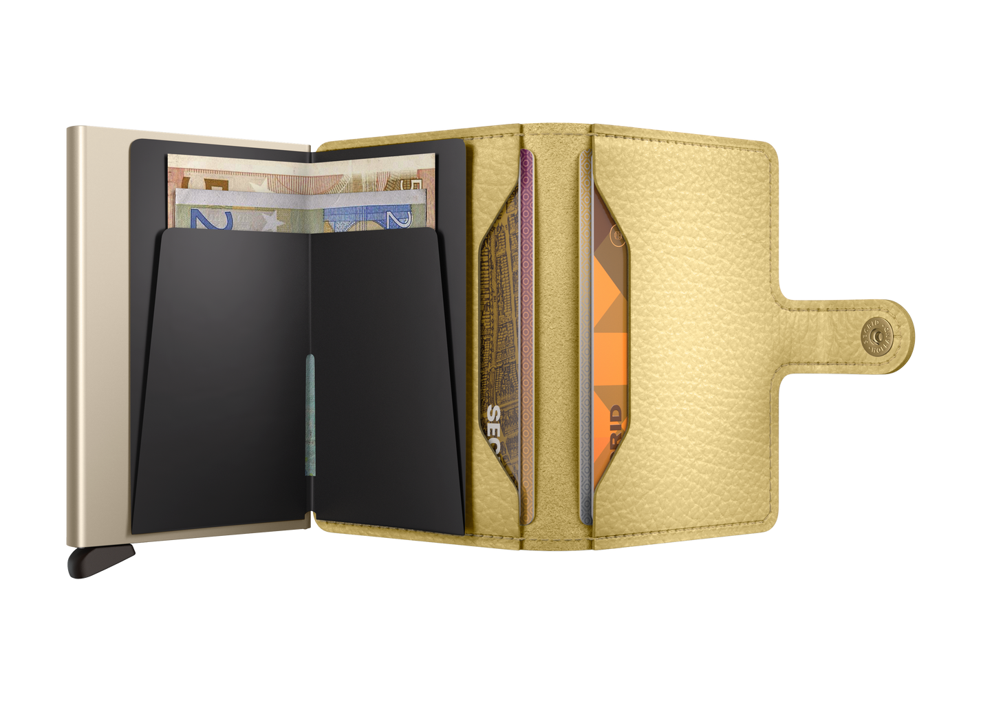 SECRID Miniwallet Pebble - Compact RFID Blocking Wallet for Men & Women | Perfect for Travel, Everyday Use & Minimalist Lifestyle