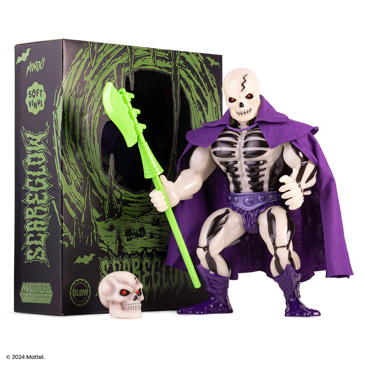 Masters of the Universe Scareglow Soft Vinyl Figure - Classic Variant Collectible Toy for Fans | Perfect for Display, Gifts, and He-Man Collections
