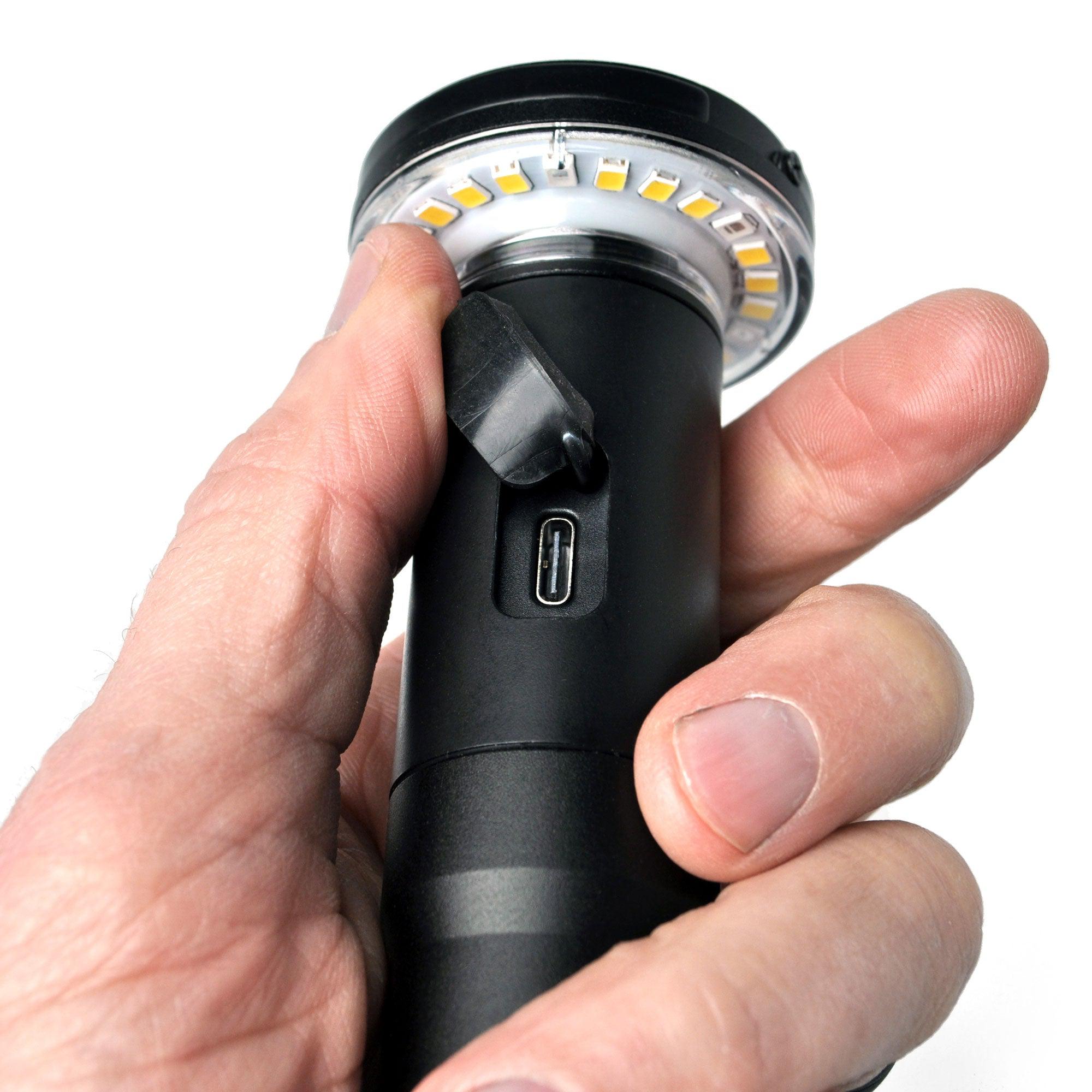FLi PRO 8' Telescoping Light with RED Mode, Removable Flashlight & Remote - Perfect for Photography, Video Shooting, Camping & Emergency Lighting