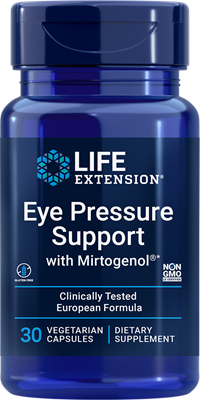 Life Extension Eye Pressure Support with Mirtogenol - 30 Capsules for Healthy Vision & Ocular Comfort | Supports Eye Health for Computer Users & Aging Adults