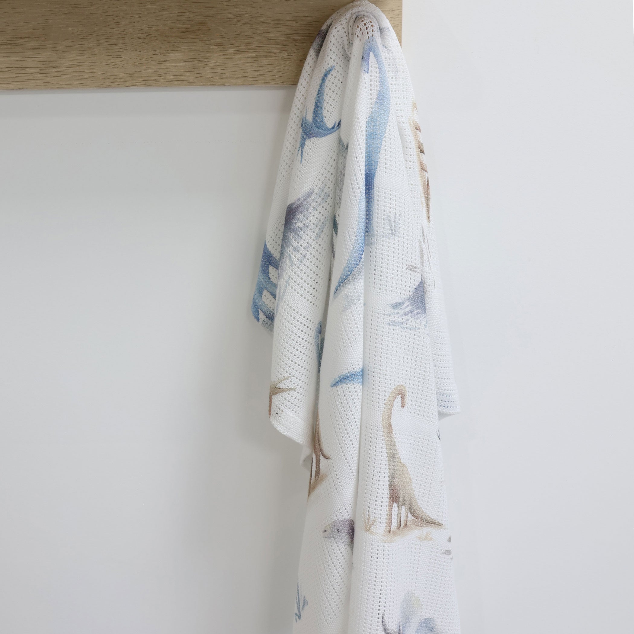 Jurassic Bamboo Cellular Blanket - Soft & Breathable Baby Swaddle Blanket for Newborns & Toddlers - Perfect for Nursery, Stroller & Travel