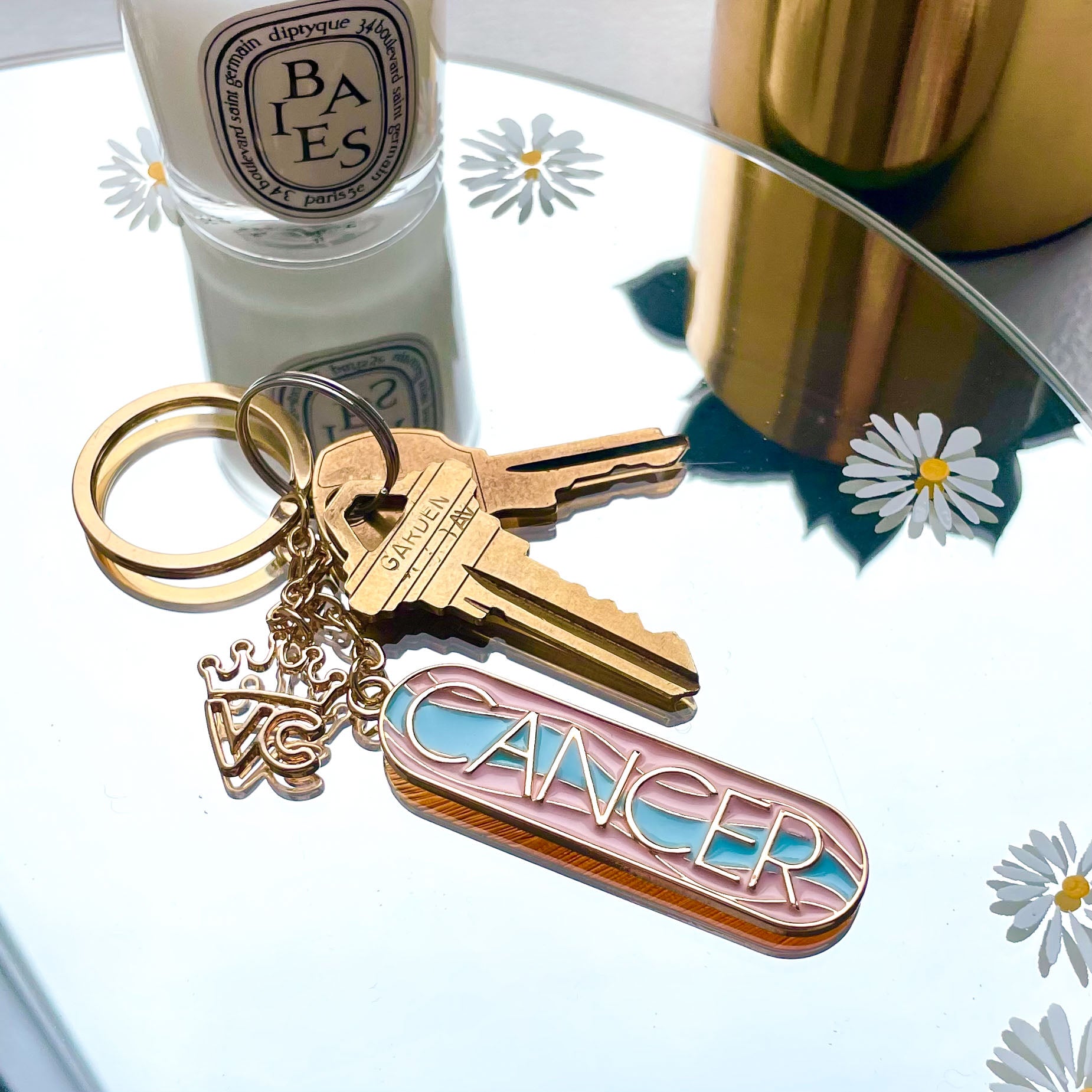 Zodiac Keychains - Personalized Astrology Key Rings for All 12 Zodiac Signs - Perfect for Gifts, Keychains, and Daily Use