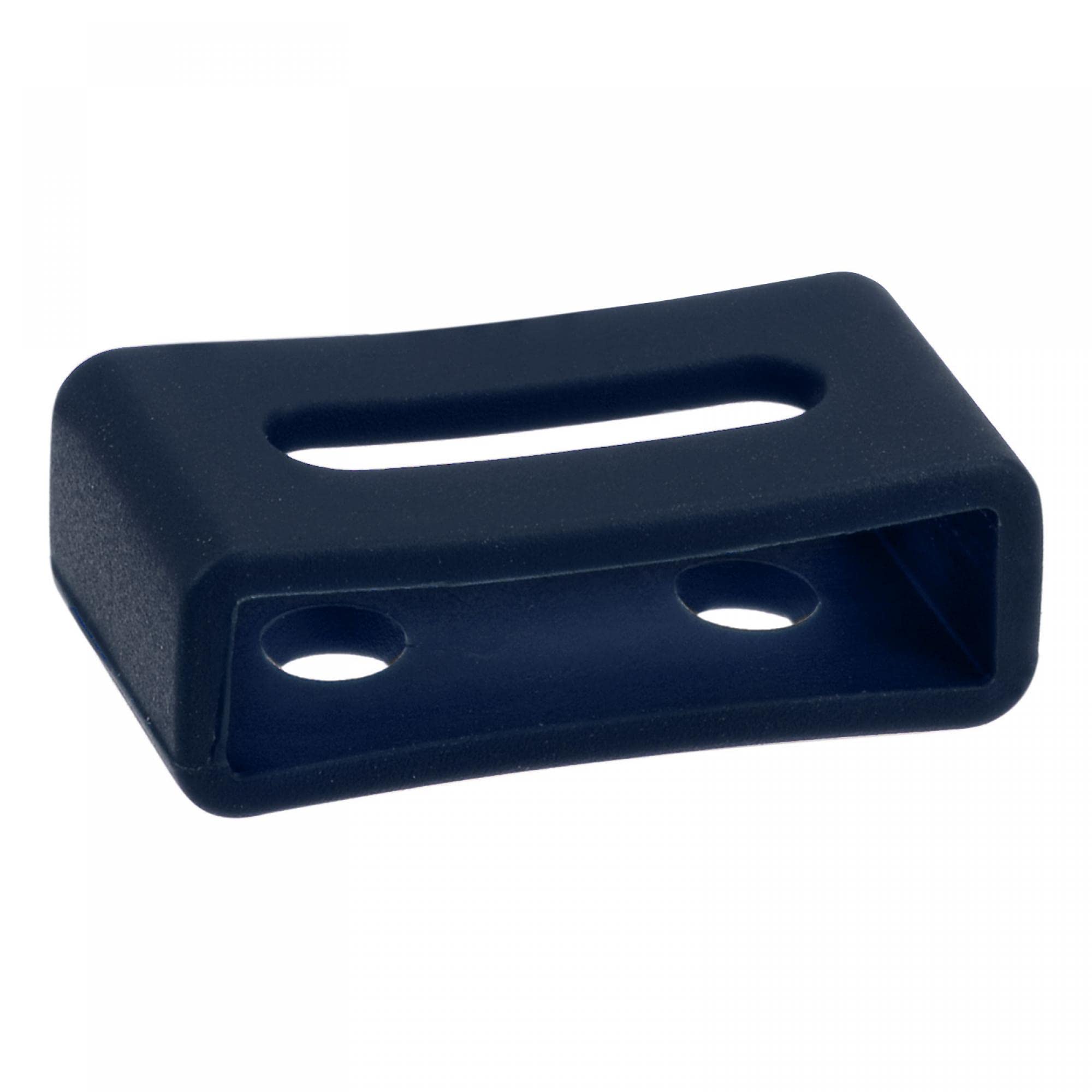 22mm Silicone Watch Band Holder - Navy Blue 2 Pcs for Secure Fit