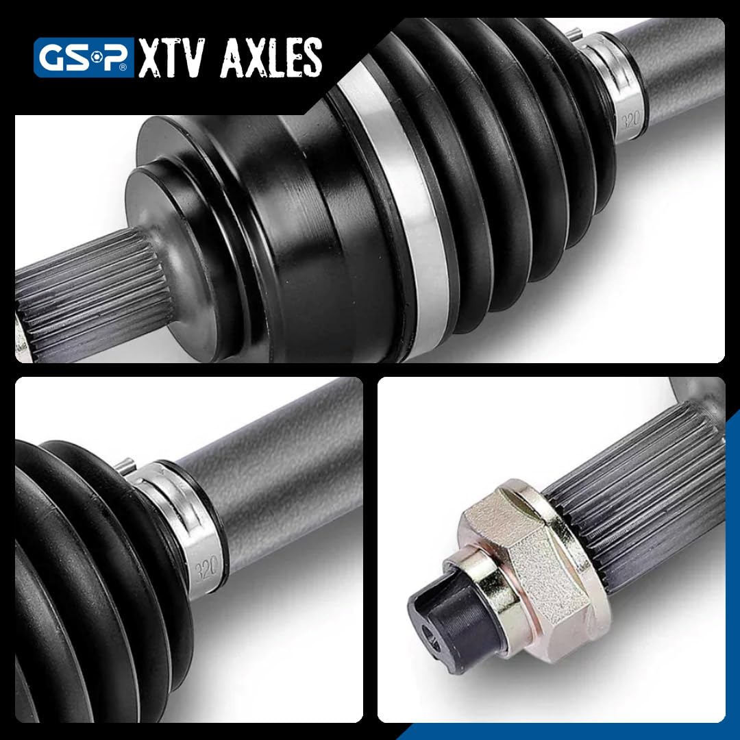 GSP 4102056 CV Axle Assembly - Compatible with Select Can-Am Models - Rear Left - Perfect for ATV & UTV Off-Road Repairs & Maintenance