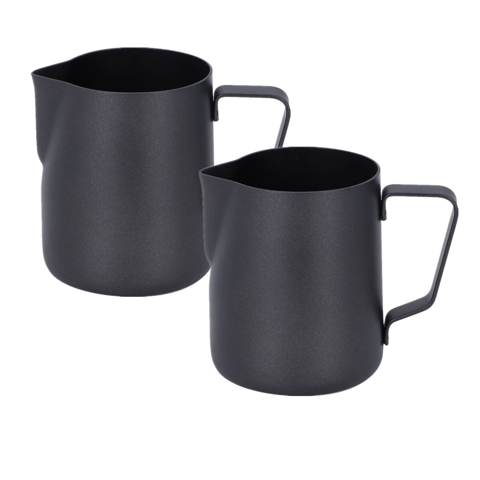 Premium Stainless Steel Milk Frothing Pitcher Set (2-Pack) - Barista-Grade Espresso & Latte Frother for Coffee, Cappuccino, Hot Chocolate - Perfect for Home & Café Use