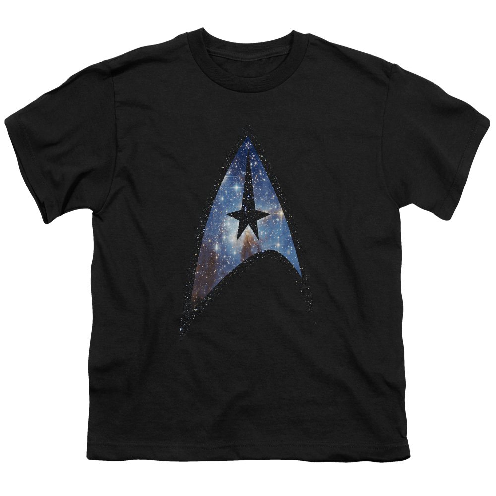 Star Trek Galactic Shield Unisex Youth T-Shirt for Boys & Girls | Sci-Fi Fan Gift | Cosplay, Birthday, Halloween Costume