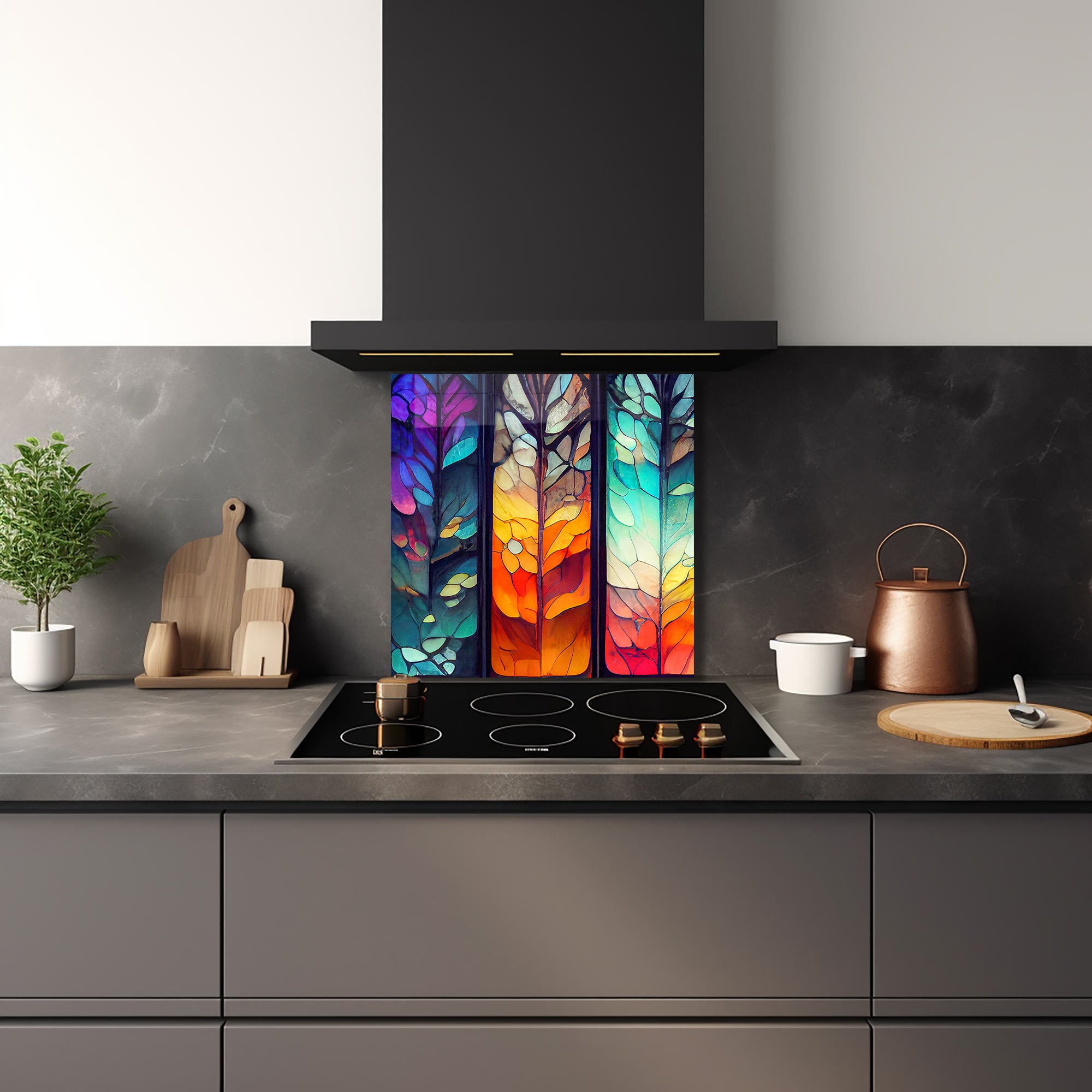 Seasons Glass Splashback - Stylish & Durable Kitchen Backsplash Panel - Perfect for Modern Kitchens, Bathrooms & Home Renovations