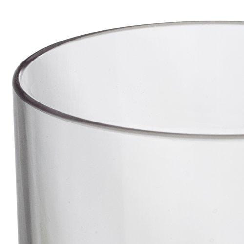 Premium 9 oz Clear Plastic Tumblers - Set of 6 | Classic Unbreakable Drinking Glasses for Parties, Picnics & Outdoor Events