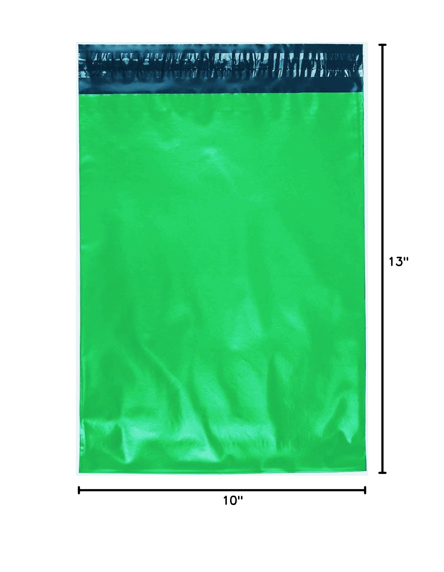 iMBAPrice 10x13 Inches Poly Mailers Shipping Envelopes - 100 Pack Green Waterproof Mailing Bags for Ecommerce, Clothing, Books & Small Business Shipping
