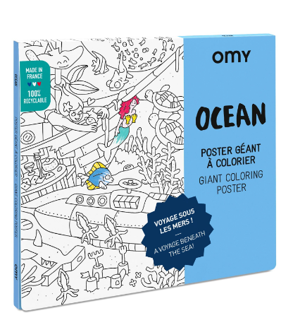 Omy Ocean Poster - Beautiful Underwater Wall Art for Home & Office Decor | Perfect for Living Room, Bedroom, or Beach House