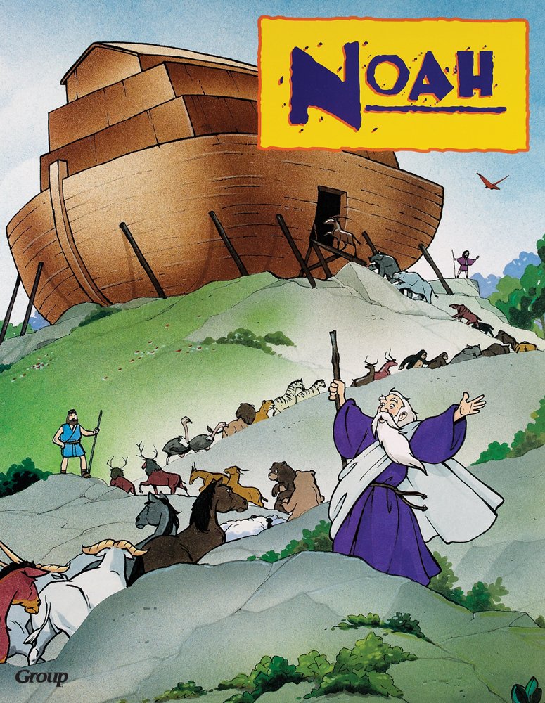 Noah's Ark Bible Story Big Book - Large Print Christian Children's Book for Sunday School & Homeschooling | Religious Education & Family Storytime
