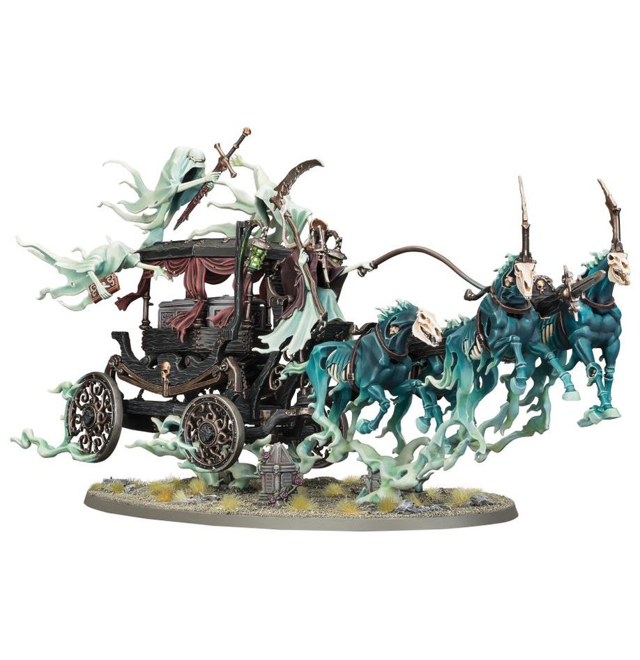 Age of Sigmar Nighthaunt: Black Coach - Undead Cavalry Miniature for Warhammer Tabletop Gaming | Perfect for Wargaming Battles & Fantasy Collectors