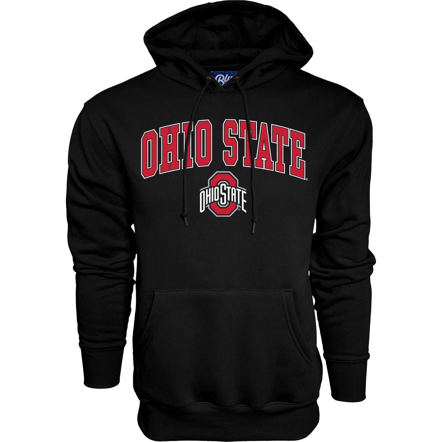 Blue 84 Men's Hoodie - Black Arching Over Hooded Sweatshirt for Casual Wear & Outdoor Activities | Comfortable & Stylish Men's Pullover for Everyday Use