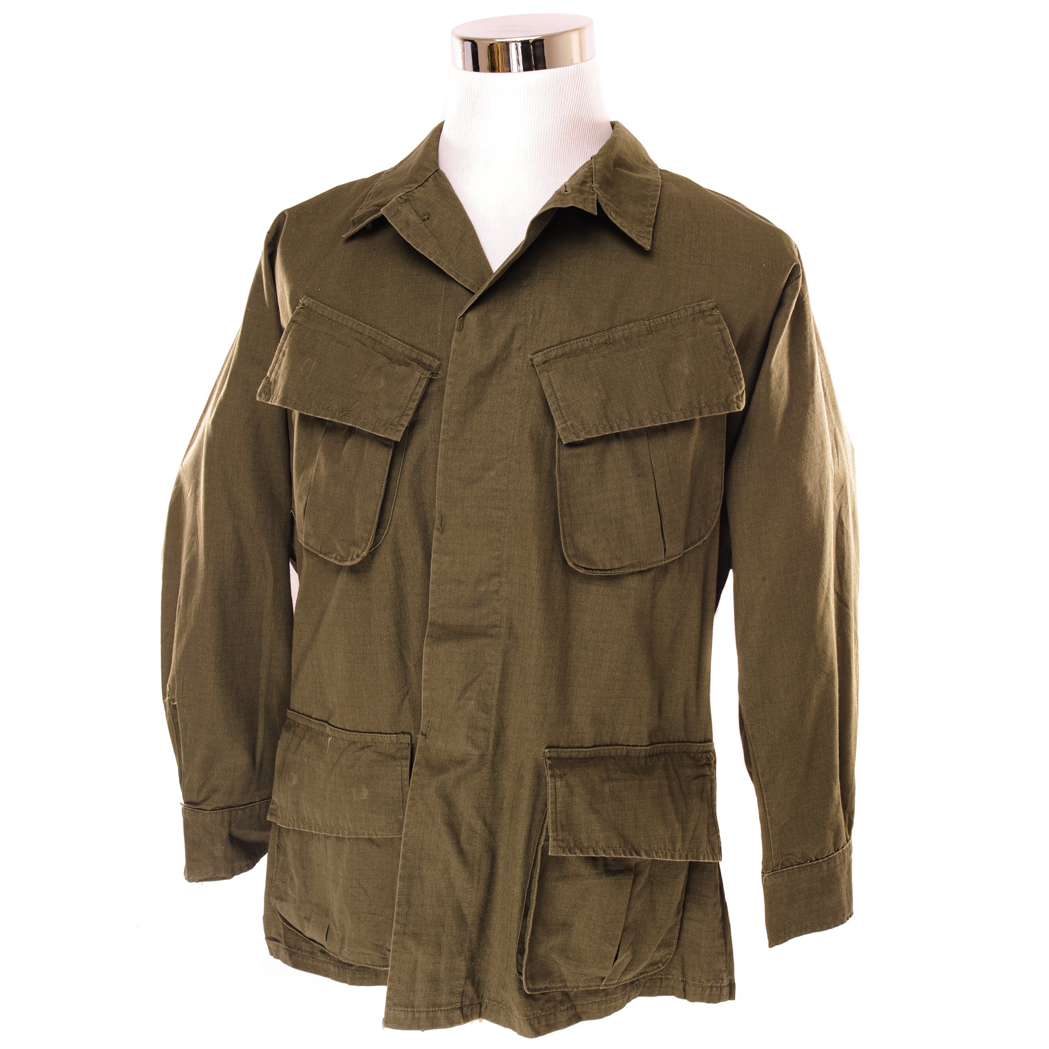 Vintage US Army Tropical Combat Jacket 4th Pattern 1968 Vietnam War - Medium Short Size - Military Reenactment, Outdoor Adventure & Collectible Apparel