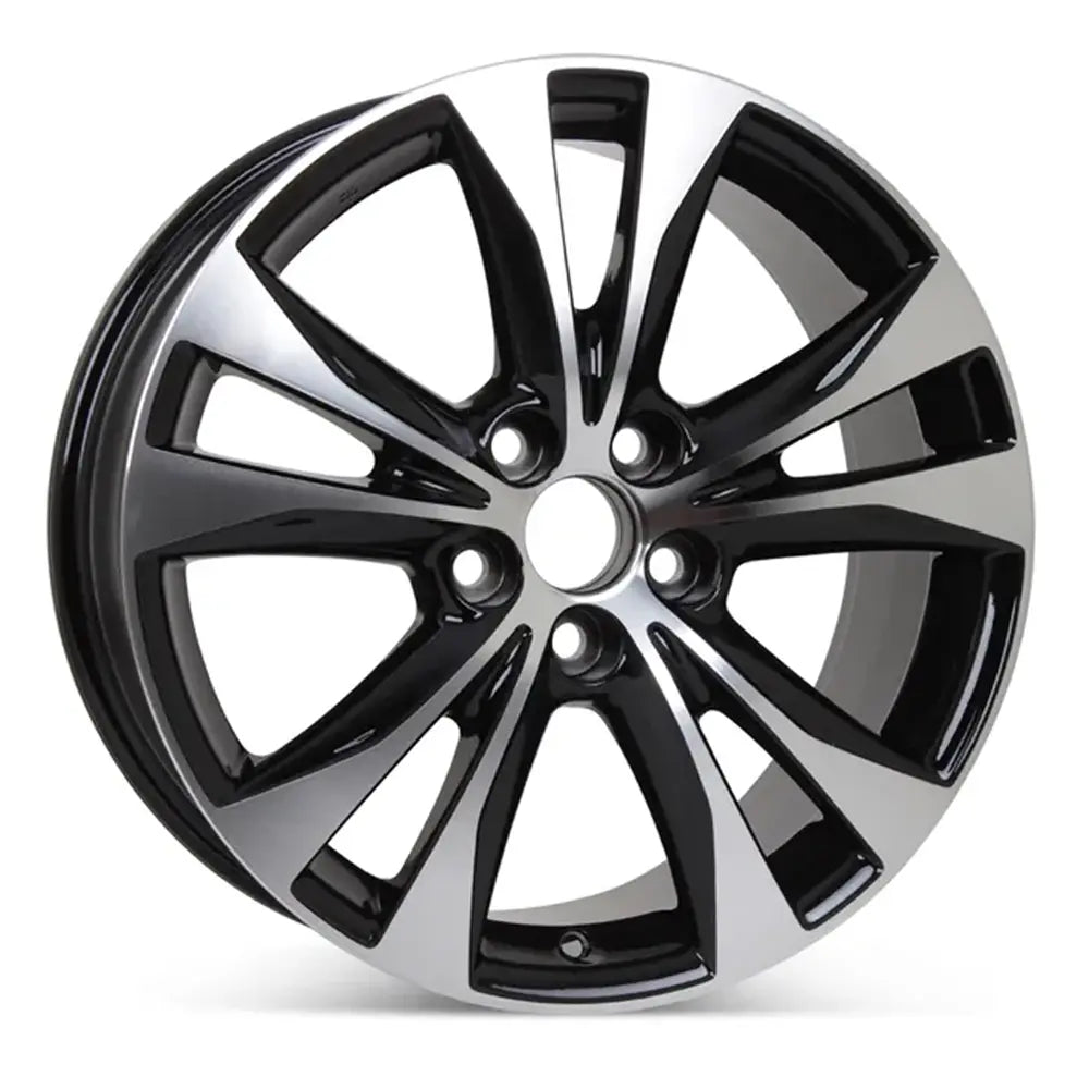 18 Inch Toyota RAV4 Wheel Replacement - Machined Black Replica Rim 69628 A 4261142460 | Perfect for Off-Roading, City Driving & Custom Car Upgrades