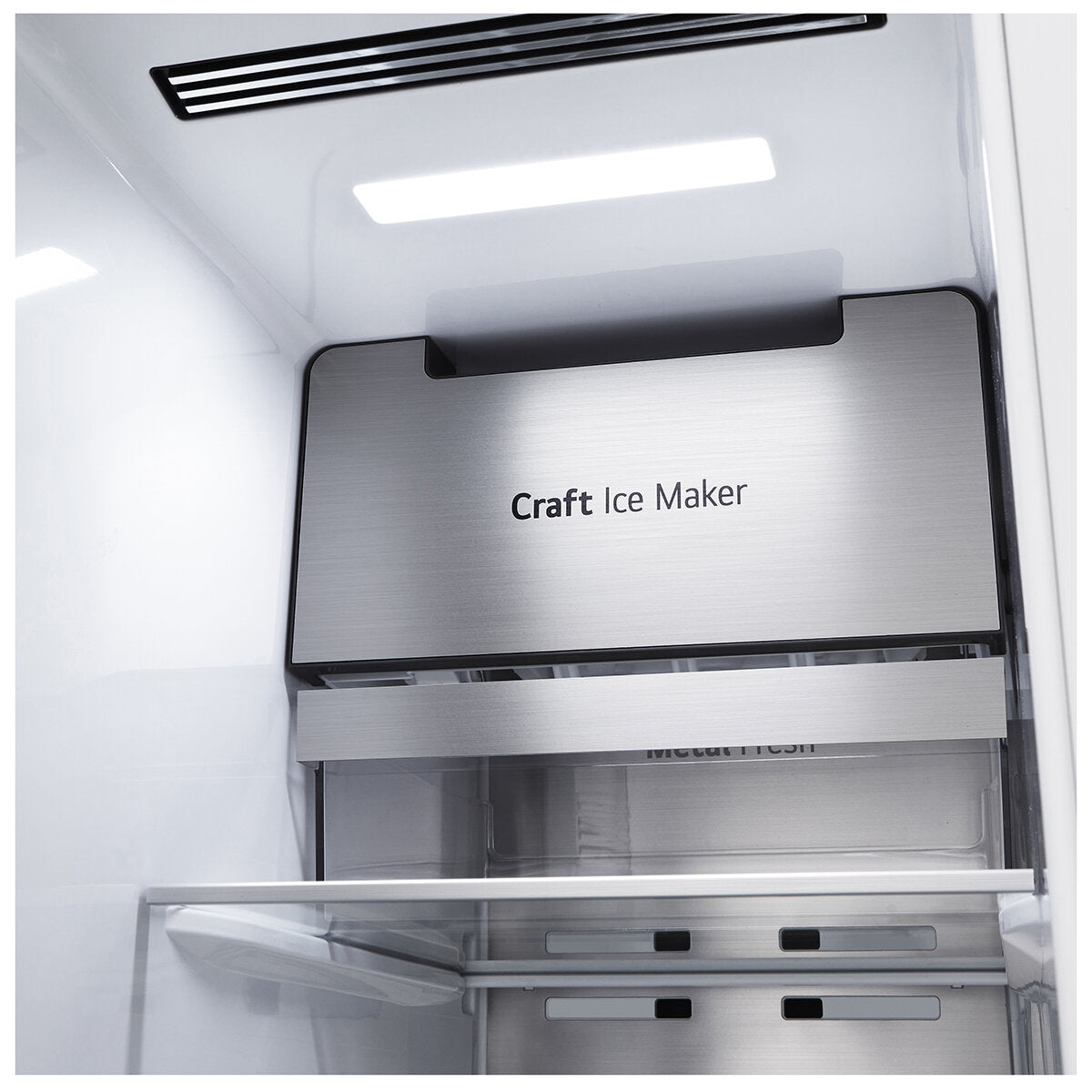 LG 635L 3-Door Side by Side Refrigerator with InstaView™, Ice & Water Dispenser - Matte Black (GS-V600MBLC) - Perfect for Modern Kitchens & Large Families