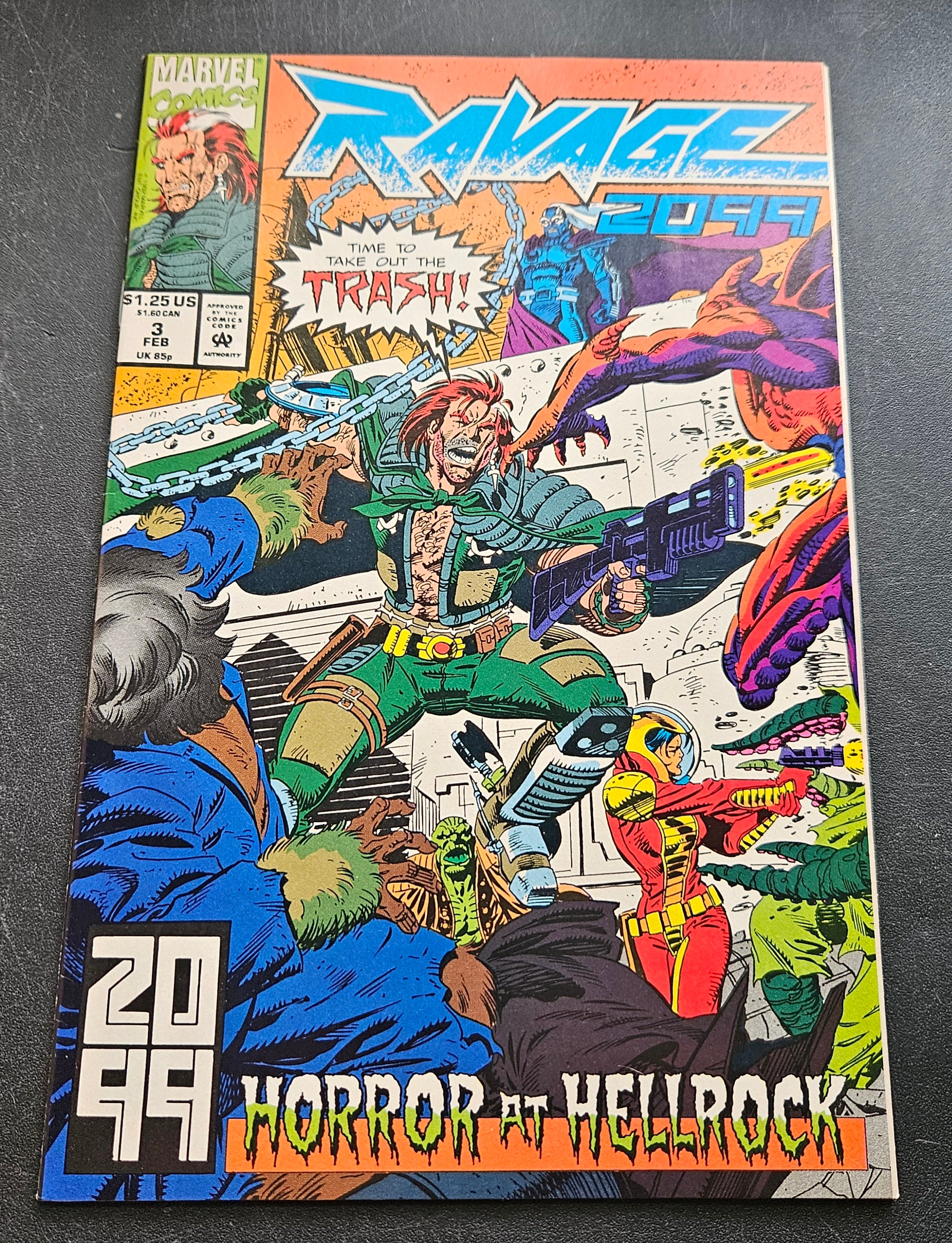 Ravage 2099 #3 Horror At Hellrock - Marvel Comic Book October 1993 - Collectible Vintage Superhero Comic for Fans & Collectors