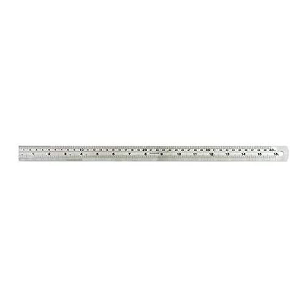 Artemio Stainless Steel Ruler 16.7 Inch (42.5cm) - Silver Precision Measuring Tool for School, Office, and DIY Projects