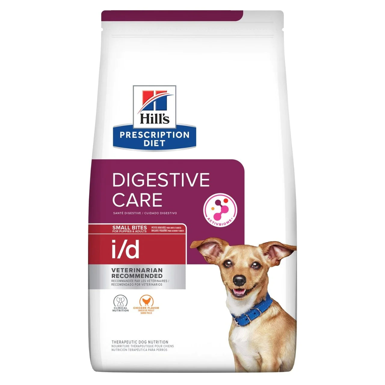 Hill's Science Diet Canine I/D Digestive Care Dry Dog Food - Vet Recommended for Sensitive Stomach & Diarrhea Relief - Perfect for Dogs with Digestive Issues or Post-Surgery Recovery