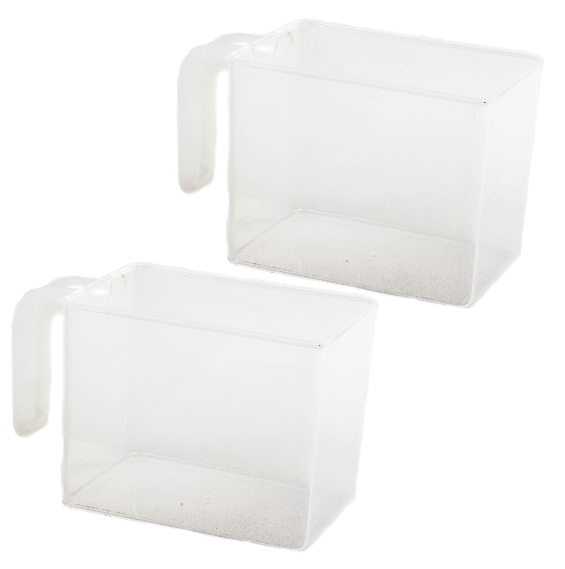 Omega 8006 Juicer Replacement Parts - 2-Piece Clear Plastic Pulp & Juice Collection Bowls for Easy Cleaning | Compatible with Omega 8006 Juicer | Perfect for Fresh Juice Extraction & Healthy Lifestyle
