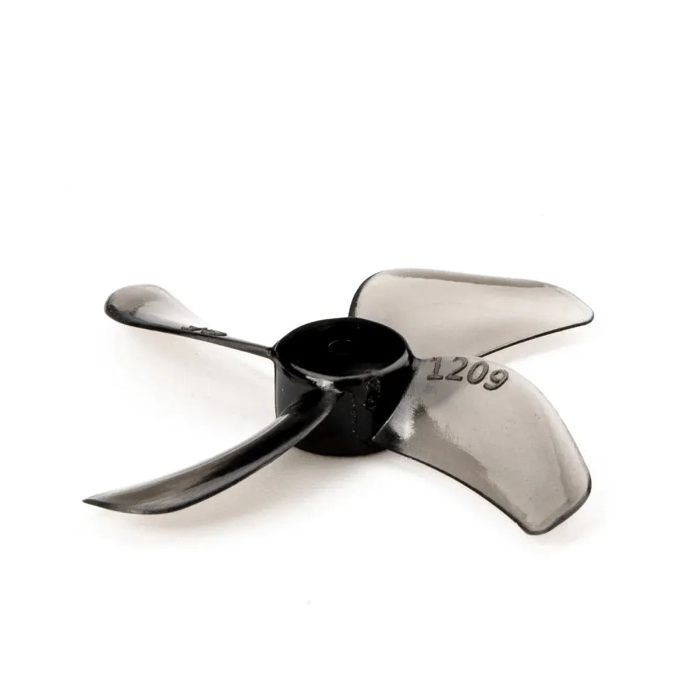 Gemfan 1209 4-Blade 31mm Propeller - 0.8mm/1mm/1.5mm Shaft Compatible with 0802 25000KV Motor (16-Pack) - Perfect for FPV Drone Racing and DIY Micro Quadcopter Builds