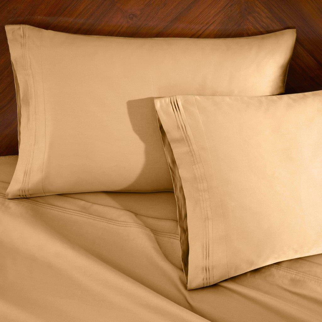 Premium 1500 Thread Count Egyptian Cotton Sheet Set - Eco-Friendly, Breathable & Hypoallergenic - Perfect for Luxury Bedding & Hot Sleepers