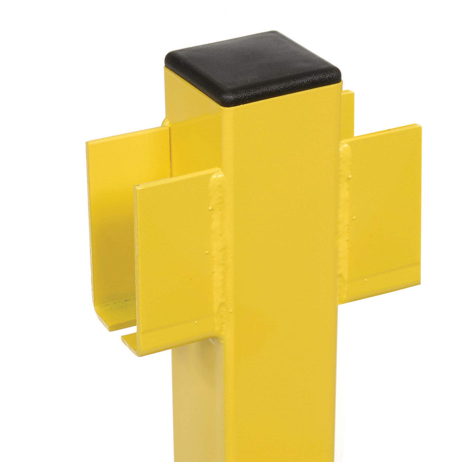11 Gauge Yellow Double Inline Post - Heavy Duty Steel Fence Post for Farm, Ranch, and Garden Security