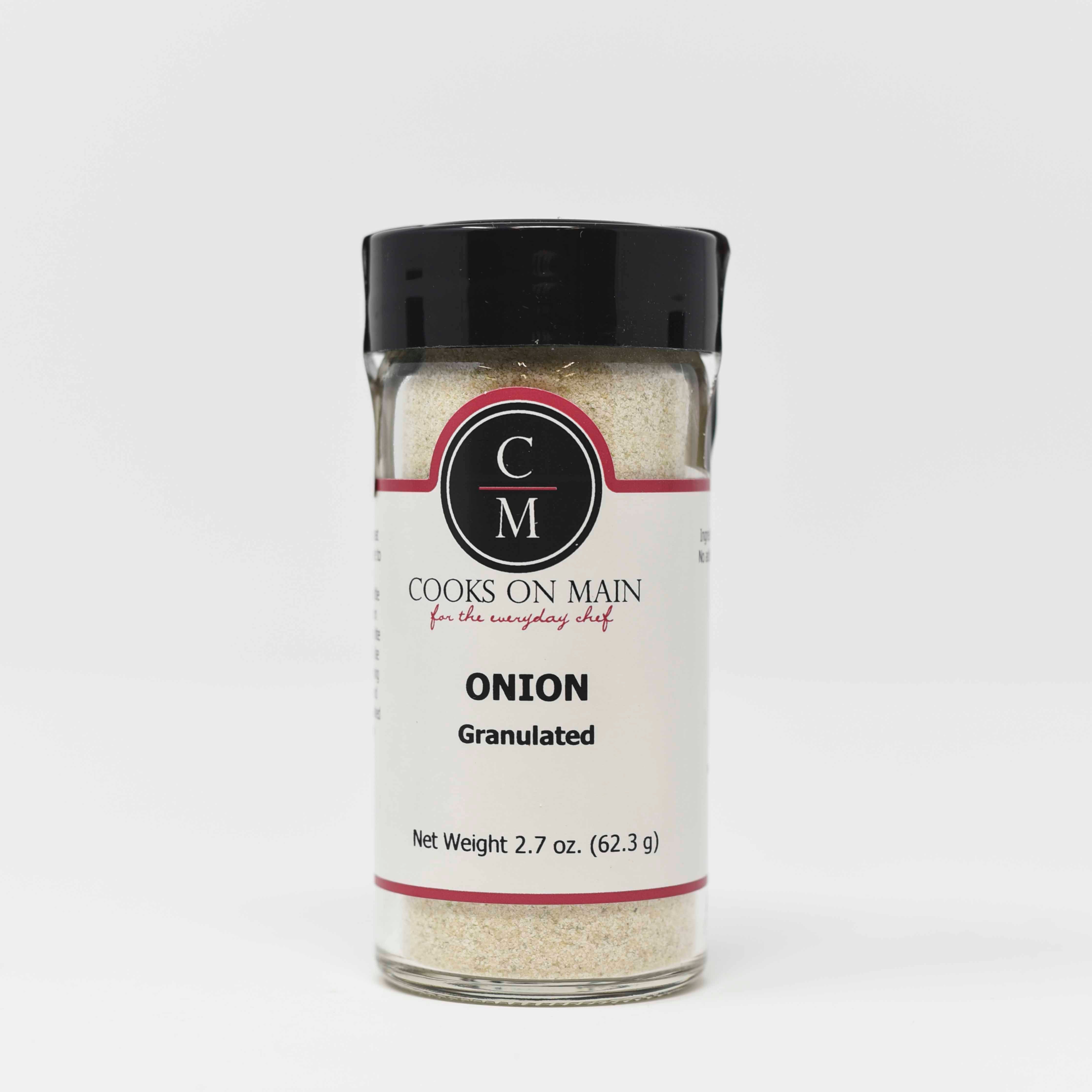 Organic Granulated Onion - All-Natural, Non-GMO, Kosher Certified | Perfect for Soups, Stews, Seasoning & Homemade Spice Blends