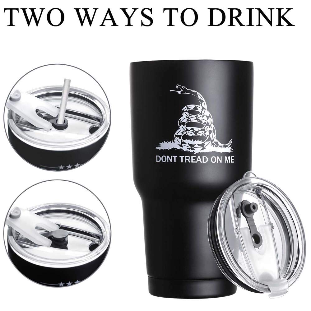 30 oz Stainless Steel Tumbler - Vacuum Insulated Double Wall Travel Mug with Lid, Perfect Gift for Dad from Daughter, Son or Kids - Father's Day, Birthday & Anniversary Gift Idea - Keeps Drinks Hot/Cold for Hours - Great for Commuting, Office & Outdoor Adventures