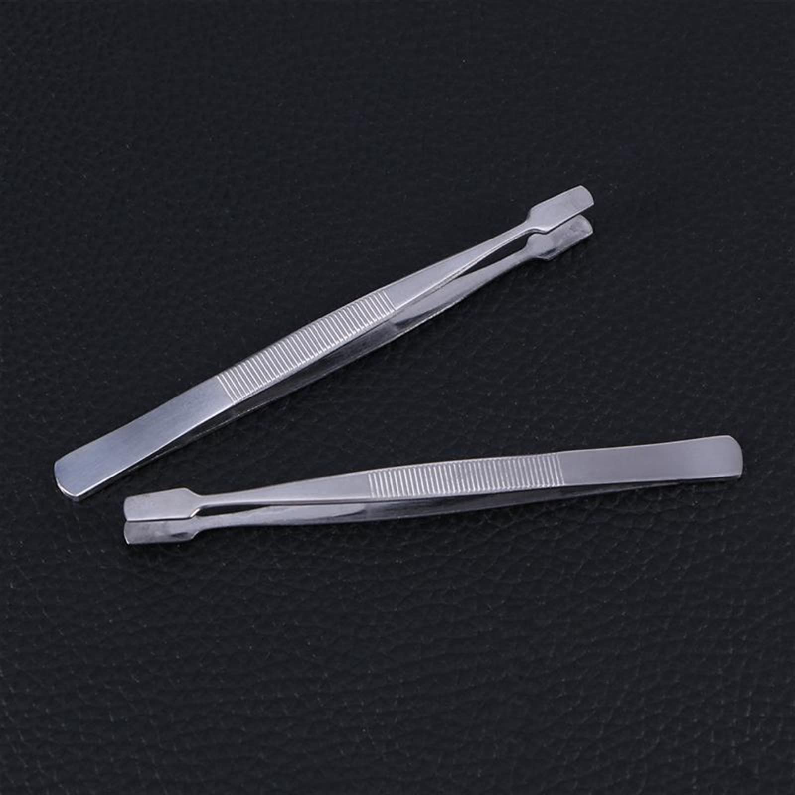 Premium Stainless Steel Hair Removal & Stamp Collecting Tweezers - Eyebrow, Philatelic, Soldering & Hand Tool for Grooming, Crafting & Hobbyists