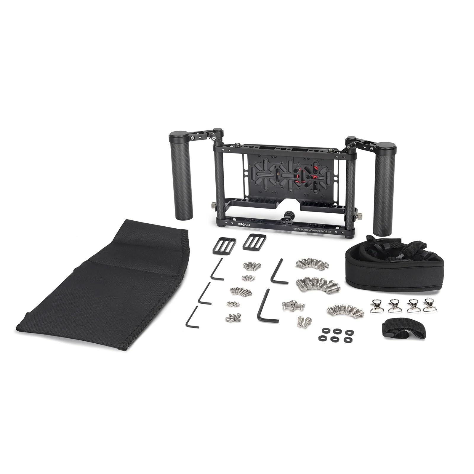 PROAIM Universal 9-Inch Camera Monitor Cage with Dual Handles - Compatible with 9