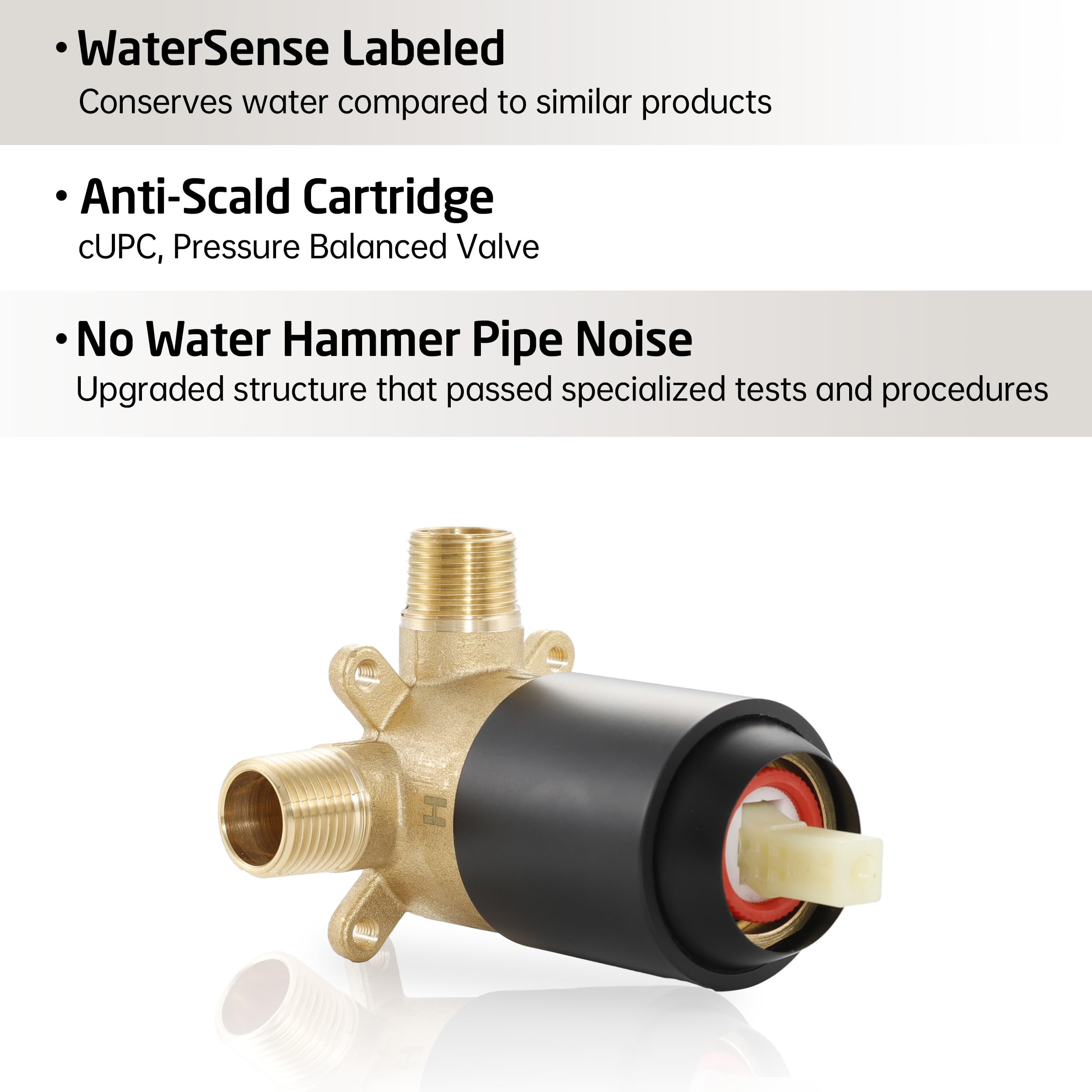 **KES XB6202F18-CH Polished Finish Pressure Balance Shower Valve and Trim Kit with Rain Shower Head - Wall Mount Complete Shower Faucet Set for Luxurious Bathroom Upgrade**    *(Ideal for modern bathrooms, spa-like showers, and home renovation projects)*