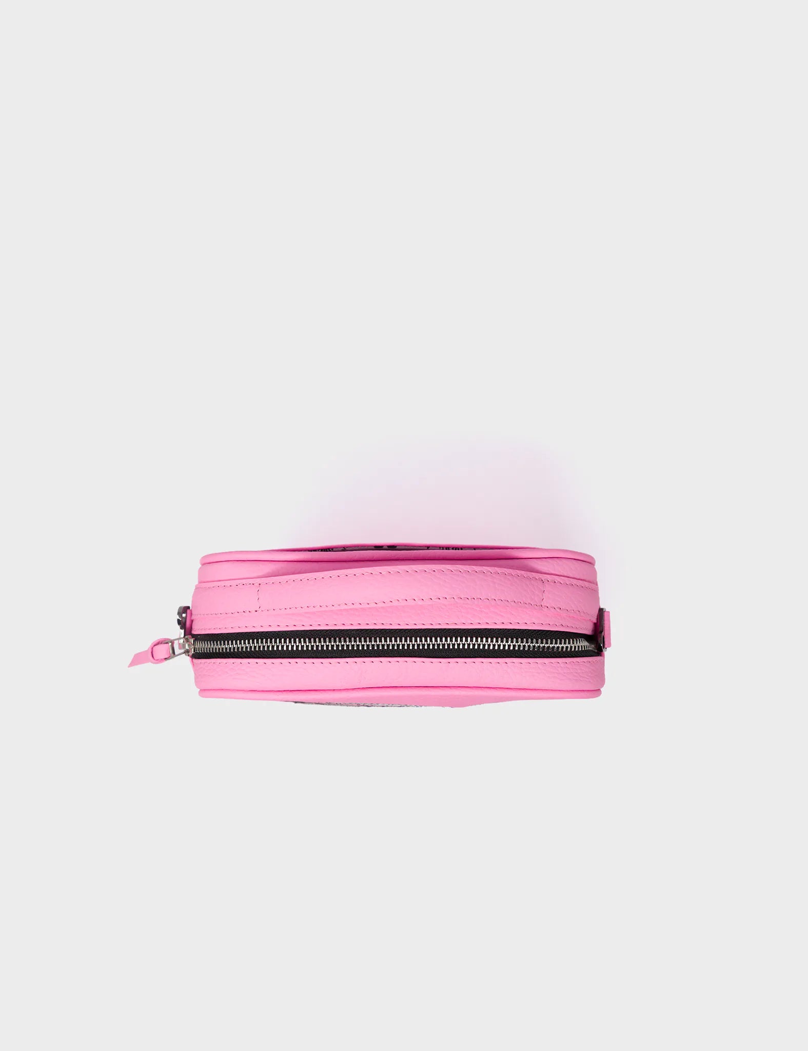 Verto Soft Neon Pink Leather Crossbody Bag with Winged Tiger Embroidery - Stylish Women's Handbag for Casual Outings, Parties & Travel Accessories