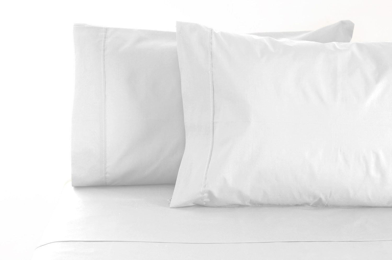 Premium 1000 Thread Count Cotton Rich White Sheet Set by Jenny Mclean - Luxury Bedding for Hotels, Guest Rooms & Master Bedrooms